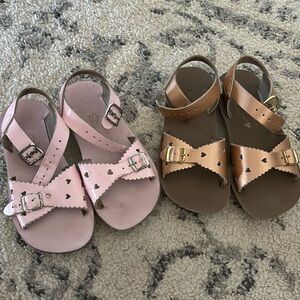 2 PAIRS Sun-San Girls Sandals